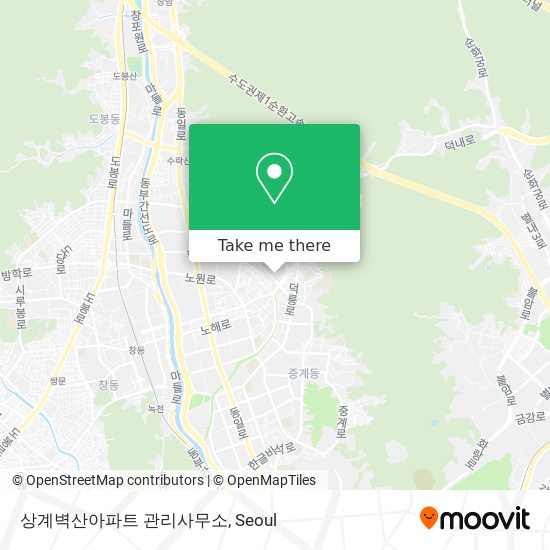 상계벽산아파트 관리사무소 map