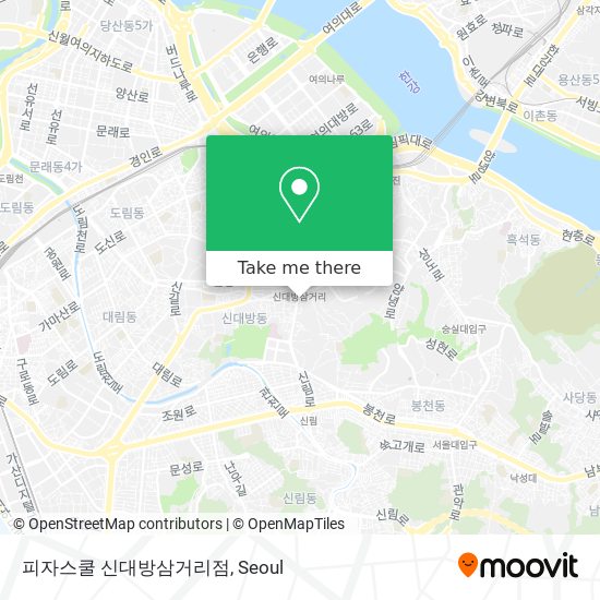 피자스쿨 신대방삼거리점 map