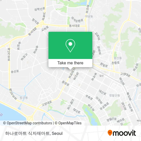 하나로마트 식자재마트 map