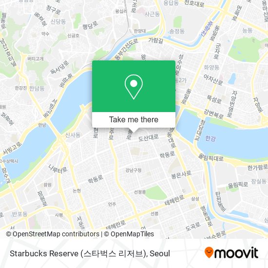 Starbucks Reserve (스타벅스 리저브) map