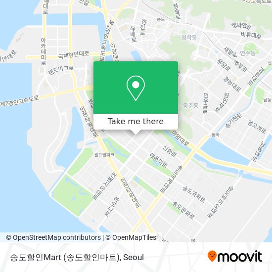 송도할인Mart (송도할인마트) map