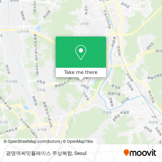 광명역써밋플레이스 주상복합 map