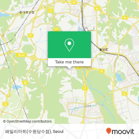 패밀리마트(수원당수점) map