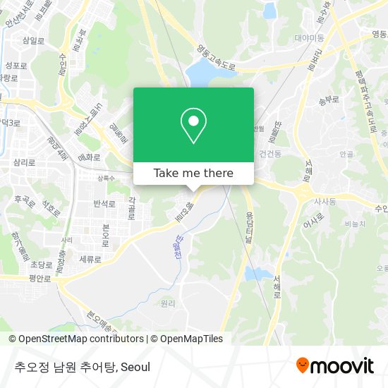 추오정 남원 추어탕 map
