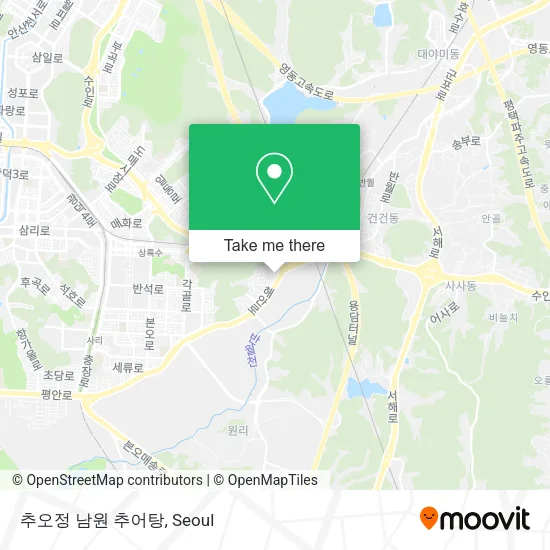추오정 남원 추어탕 map