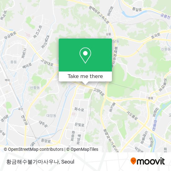 황금해수불가마사우나 map