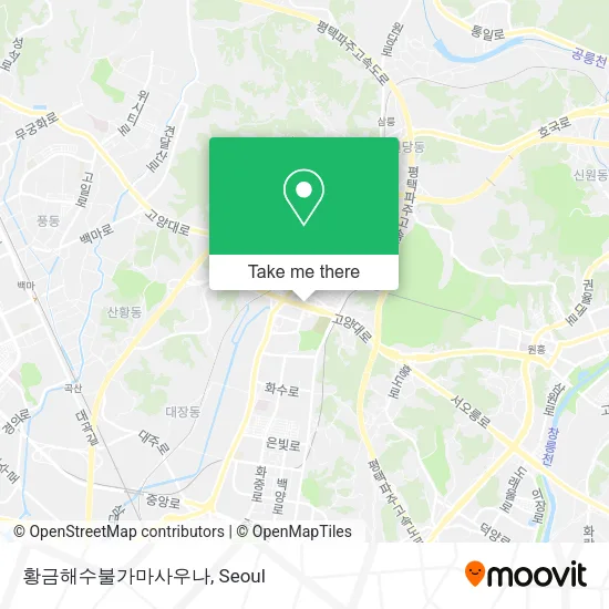 황금해수불가마사우나 map