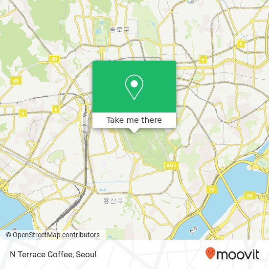 N Terrace Coffee map