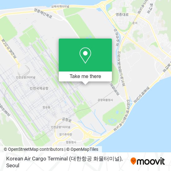 Korean Air Cargo Terminal (대한항공 화물터미널) map