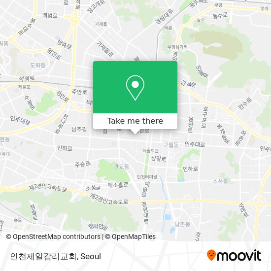 인천제일감리교회 map