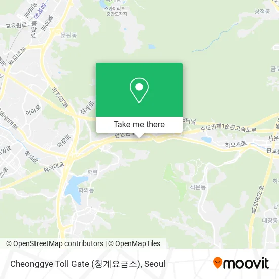 Cheonggye Toll Gate (청계요금소) map