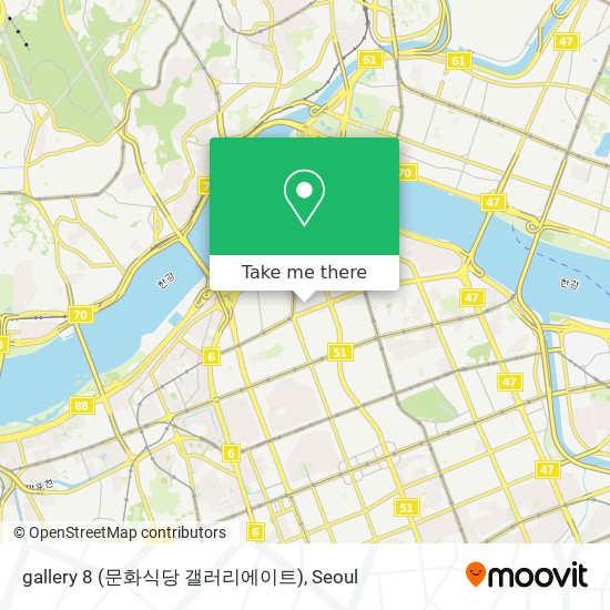 gallery 8 (문화식당 갤러리에이트) map