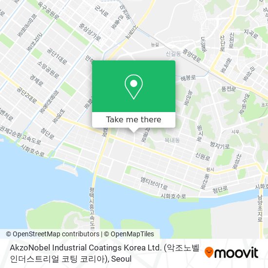 AkzoNobel Industrial Coatings Korea Ltd. (악조노벨 인더스트리얼 코팅 코리아) map