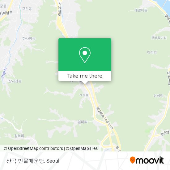 산곡 민물매운탕 map