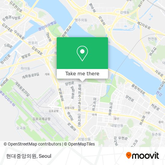 현대중앙의원 map