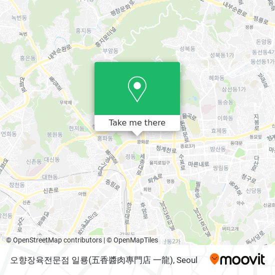 오향장육전문점 일룡(五香醬肉專門店 一龍) map
