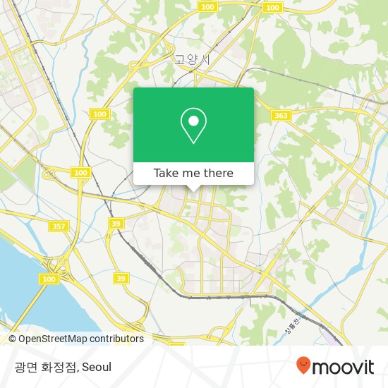 광면 화정점 map