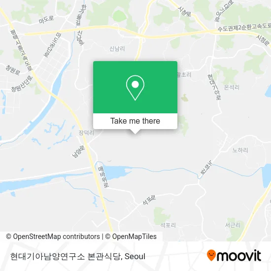 현대기아남양연구소 본관식당 map
