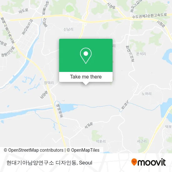 현대기아남양연구소 디자인동 map