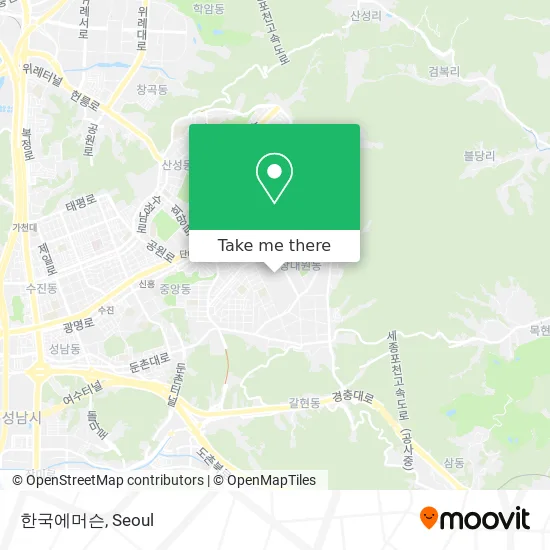 한국에머슨 map