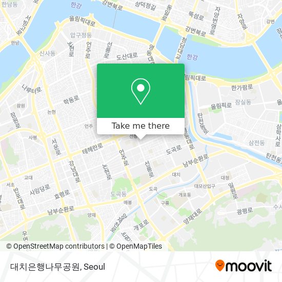 대치은행나무공원 map