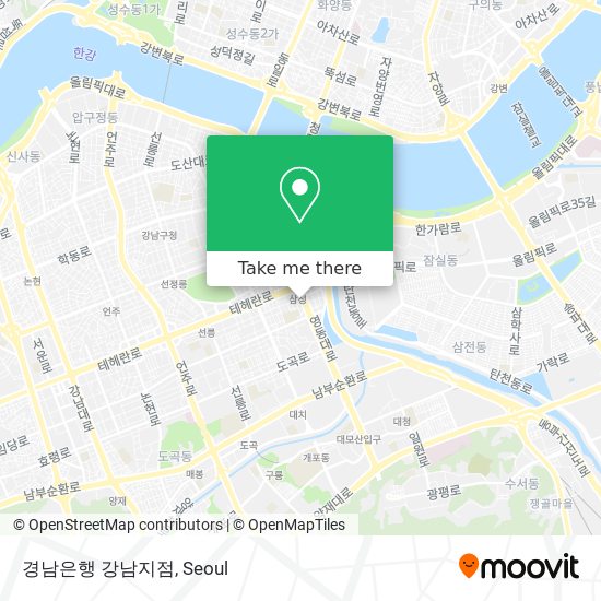 경남은행 강남지점 map