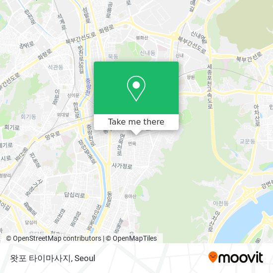 왓포 타이마사지 map