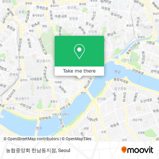 농협중앙회 한남동지점 map