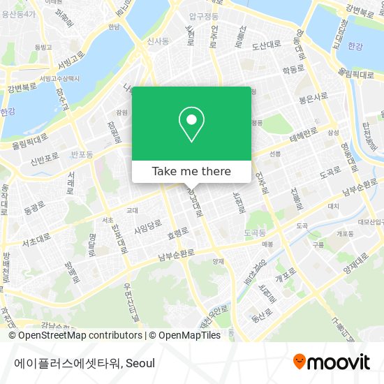 에이플러스에셋타워 map