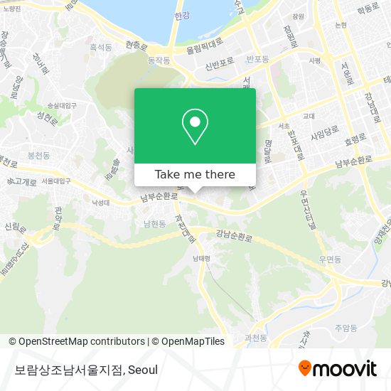 보람상조남서울지점 map