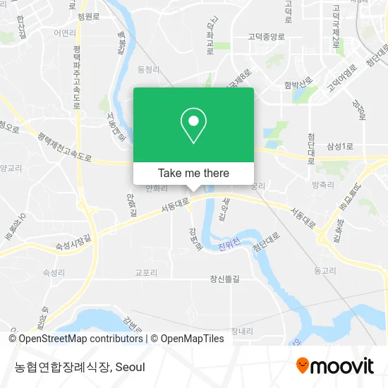 농협연합장례식장 map