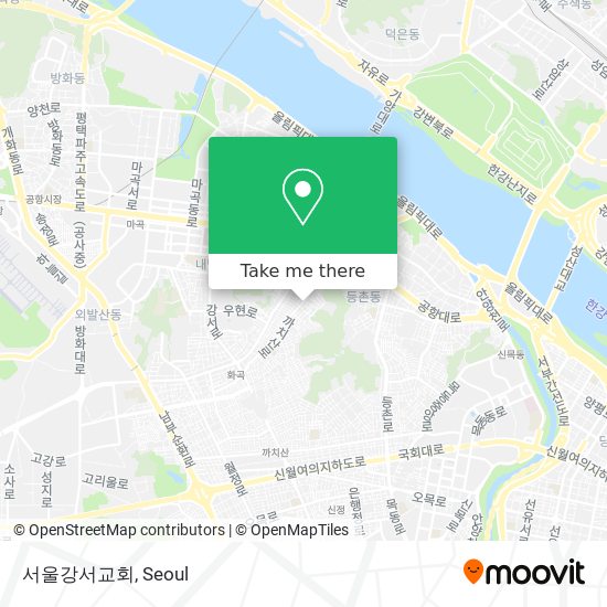 서울강서교회 map