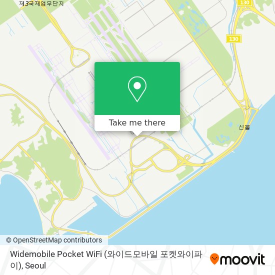 Widemobile Pocket WiFi (와이드모바일 포켓와이파이) map