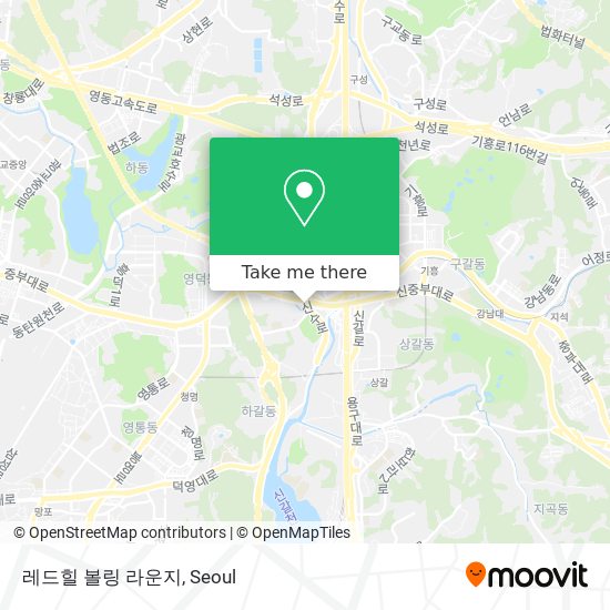 레드힐 볼링 라운지 map