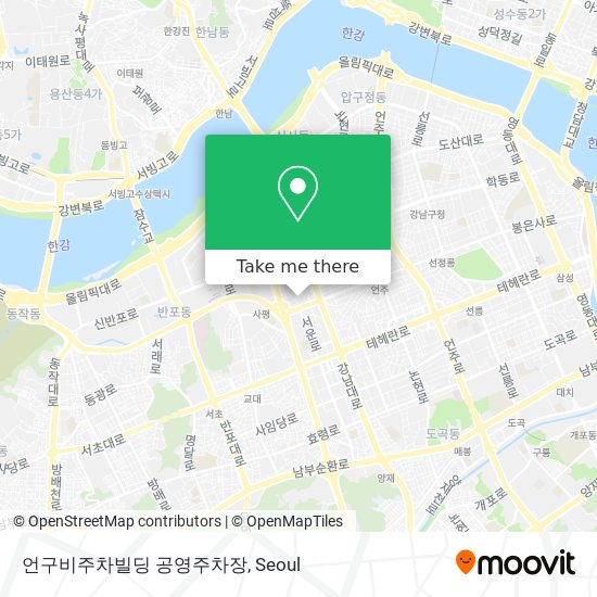 언구비주차빌딩 공영주차장 map