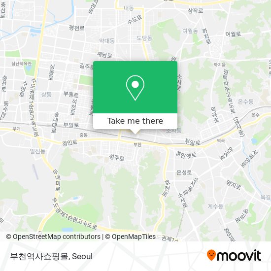 부천역사쇼핑몰 map