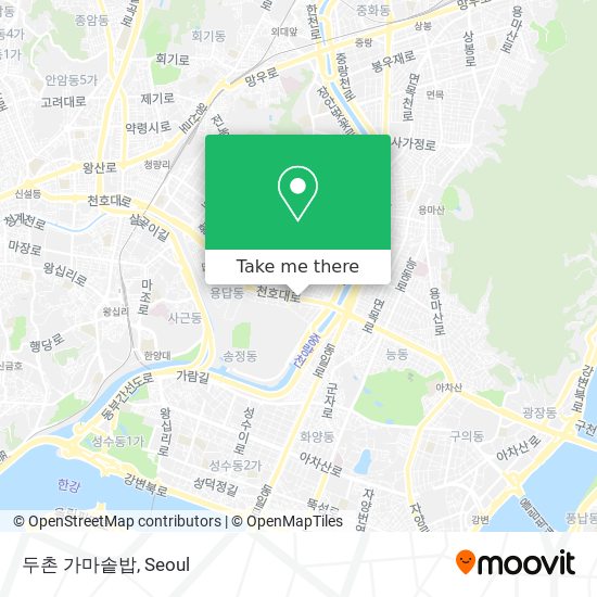 두촌 가마솥밥 map