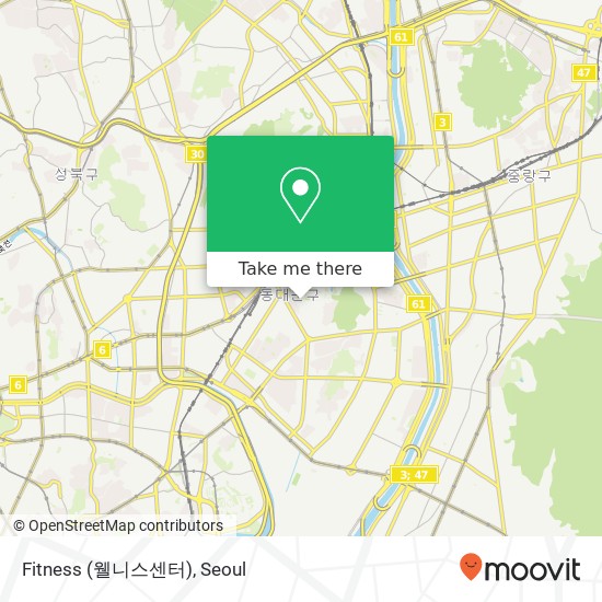 Fitness (웰니스센터) map