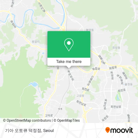 기아 오토큐 덕정점 map