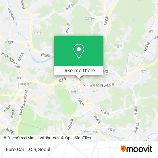 Euro Car T.C.S map