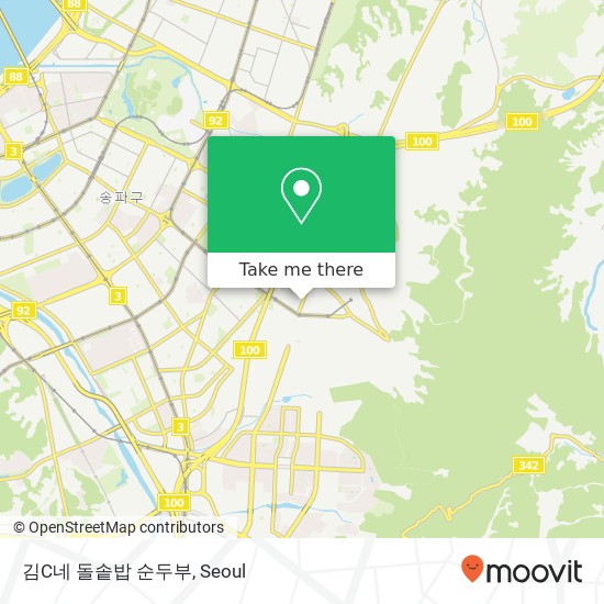 김C네 돌솥밥 순두부 map
