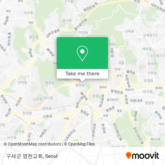 구세군 영천교회 map