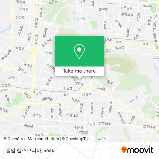 동암 헬스코리아 map