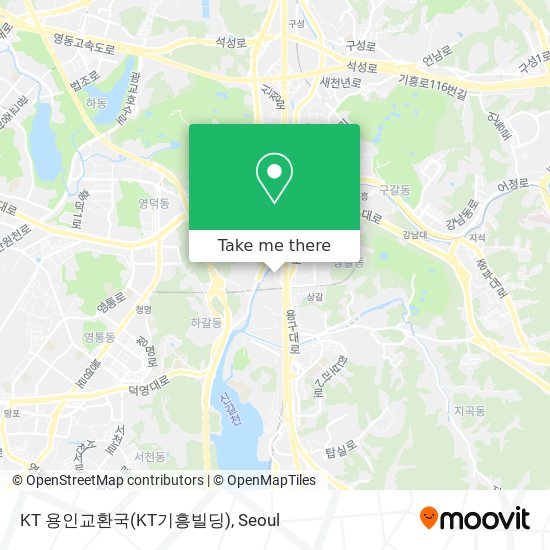 KT 용인교환국(KT기흥빌딩) map