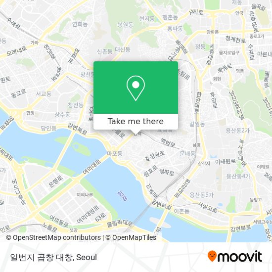 일번지 곱창 대창 map