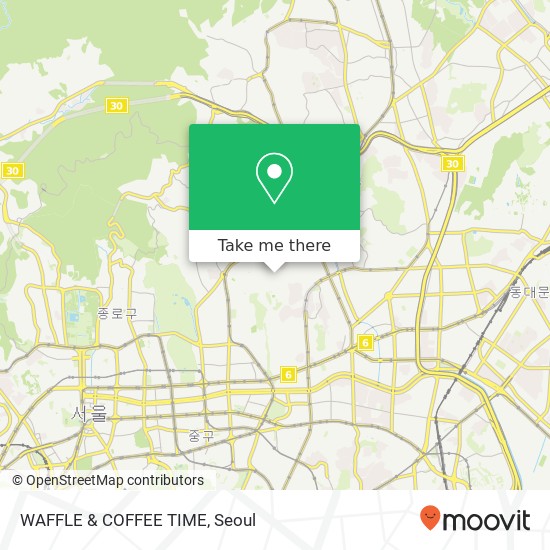 WAFFLE & COFFEE TIME map