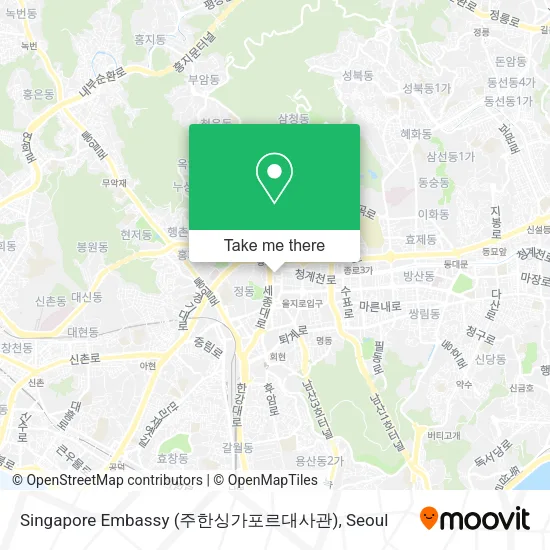 Singapore Embassy (주한싱가포르대사관) map