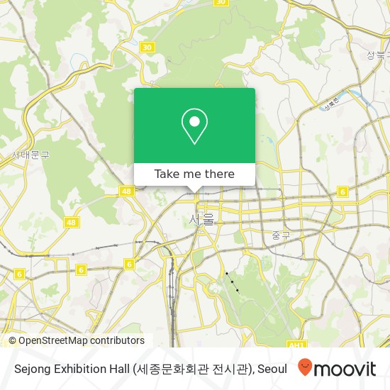Sejong Exhibition Hall (세종문화회관 전시관) map