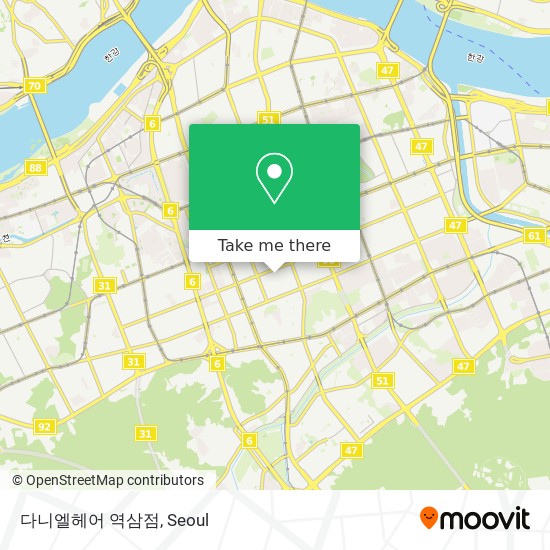 다니엘헤어 역삼점 map