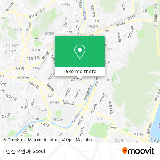 린산부인과 map